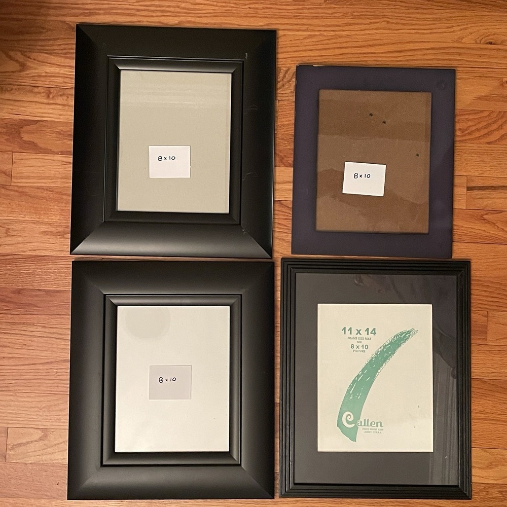 Assorted Black Picture Frames 11x14‎ 8x10 Gallery Wall